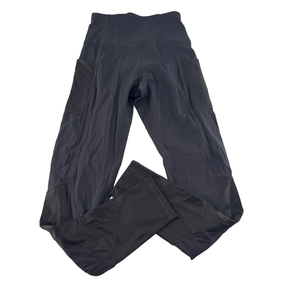 Cut The Frills‎ Size Small Leggings Activewear Media Pockets Pants Black NWOT